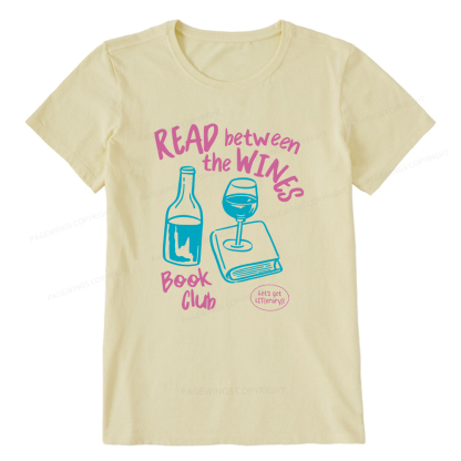 Pagewings Wine Lover Book Club Unisex Classic T-shirt
