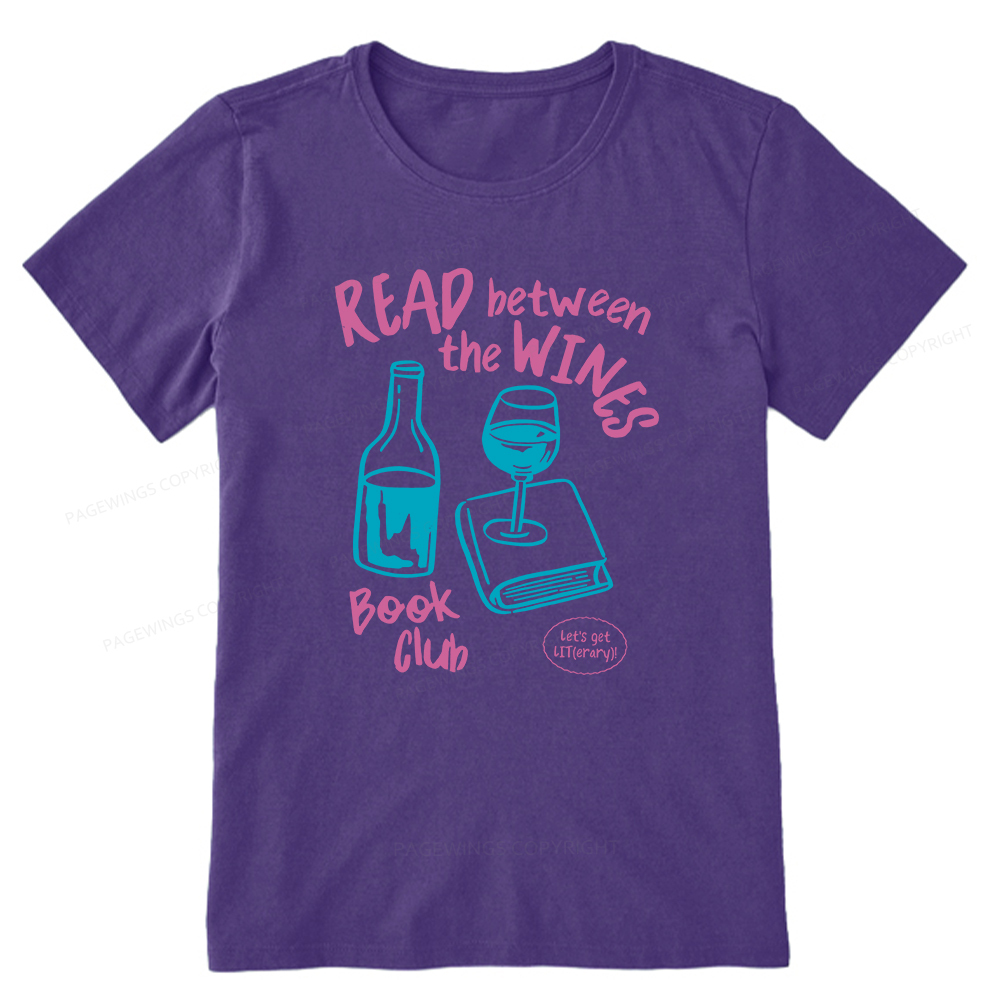 Pagewings Wine Lover Book Club Unisex Classic T-shirt
