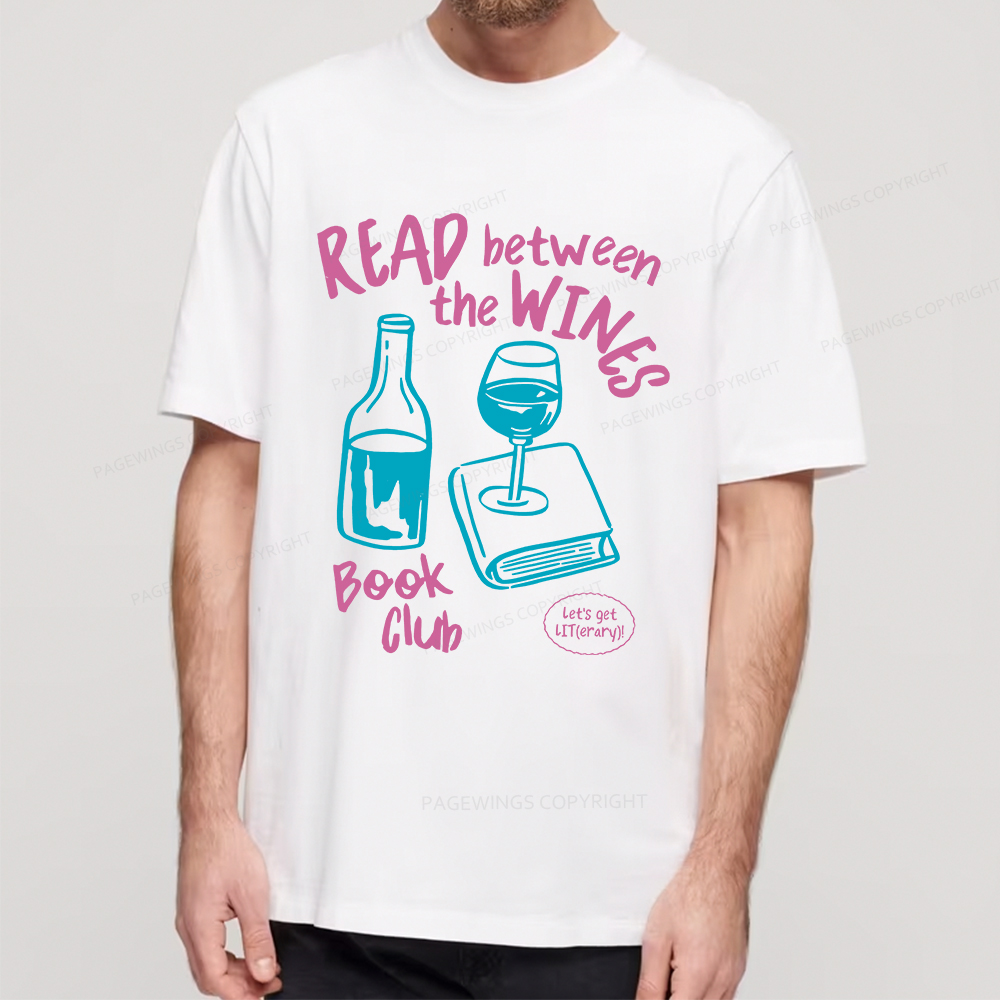 Pagewings Wine Lover Book Club Unisex Classic T-shirt