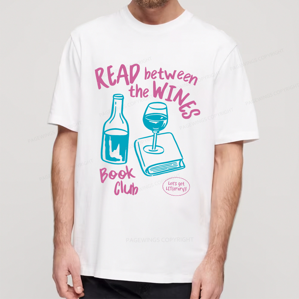 Pagewings Wine Lover Book Club Unisex Classic T-shirt