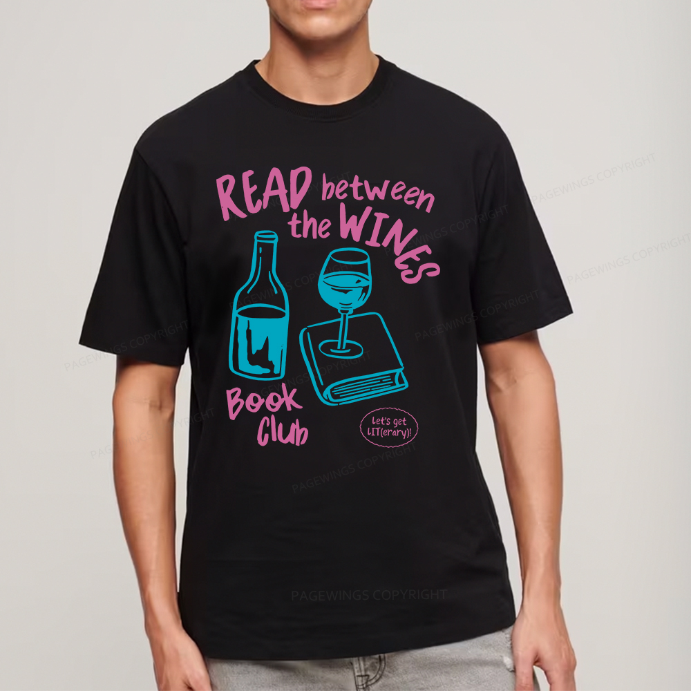 Pagewings Wine Lover Book Club Unisex Classic T-shirt
