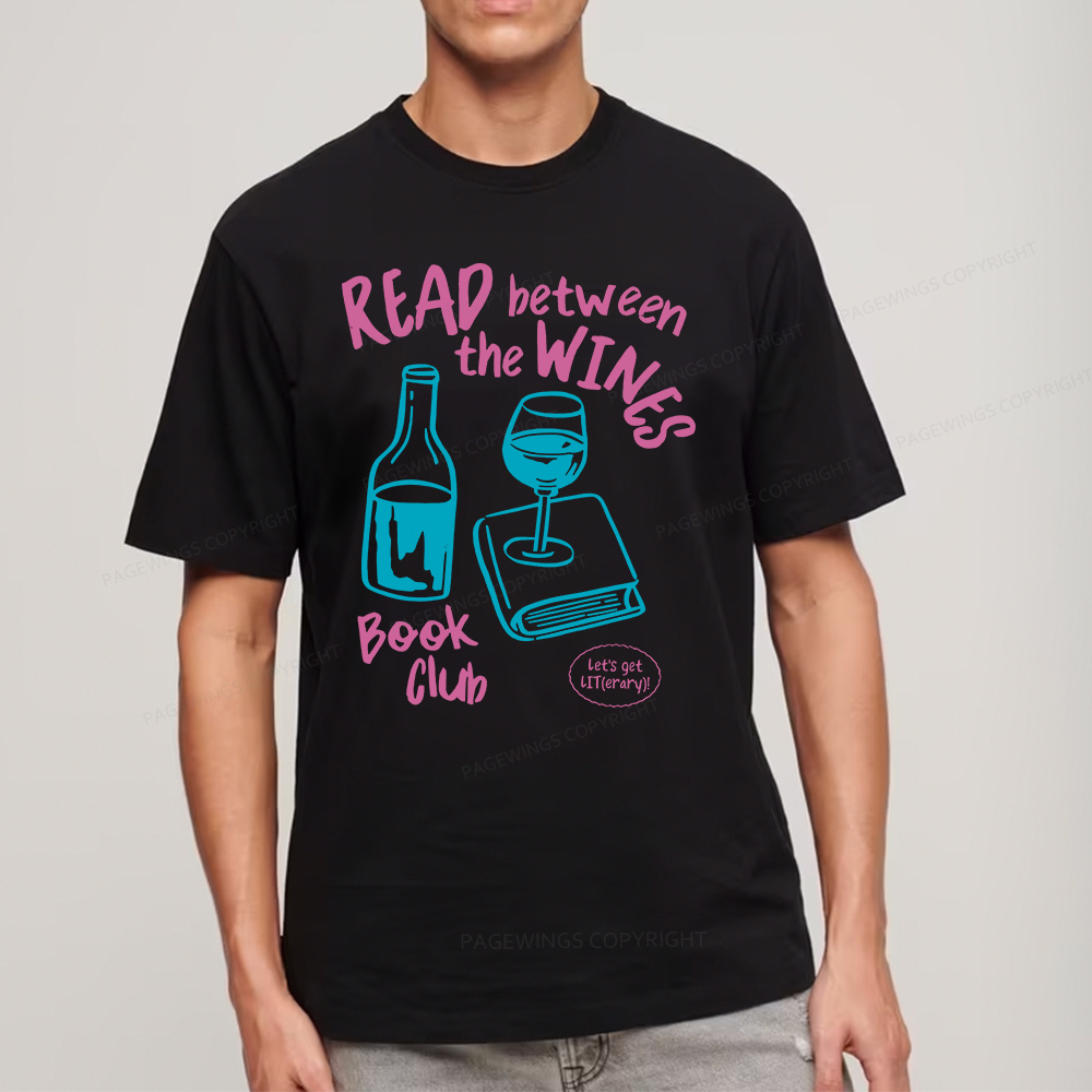 Pagewings Wine Lover Book Club Unisex Classic T-shirt