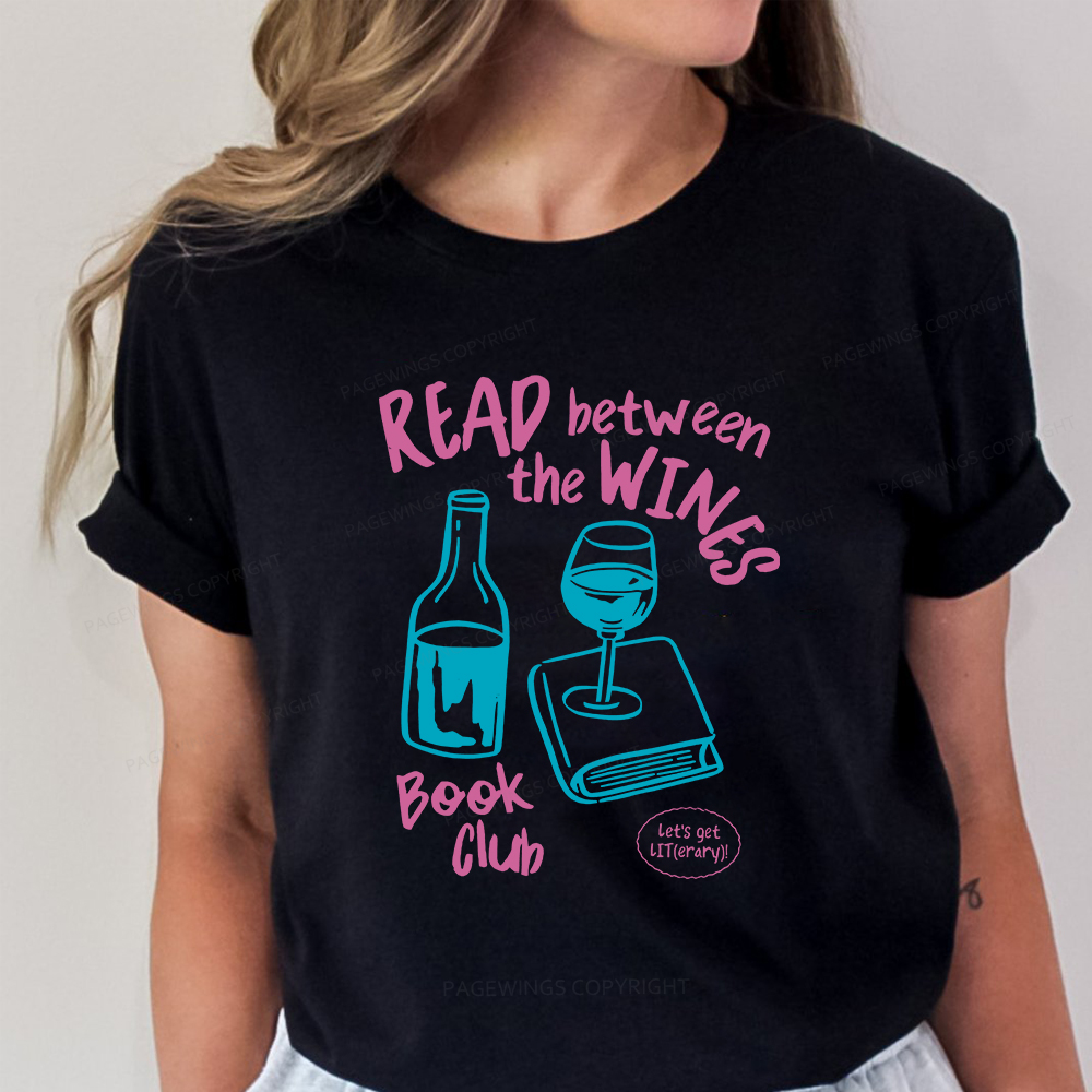 Pagewings Wine Lover Book Club Unisex Classic T-shirt