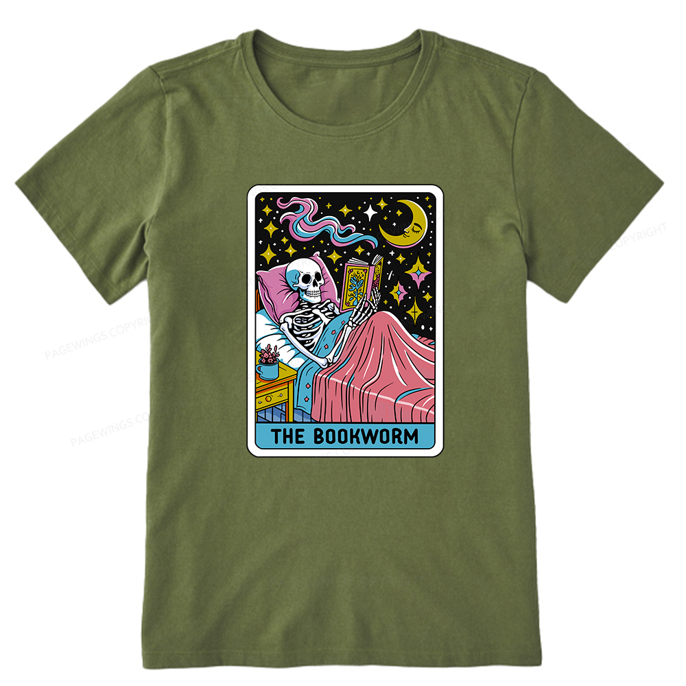 Pagewings The Bookworm Tarot Card Unisex Classic T-shirt