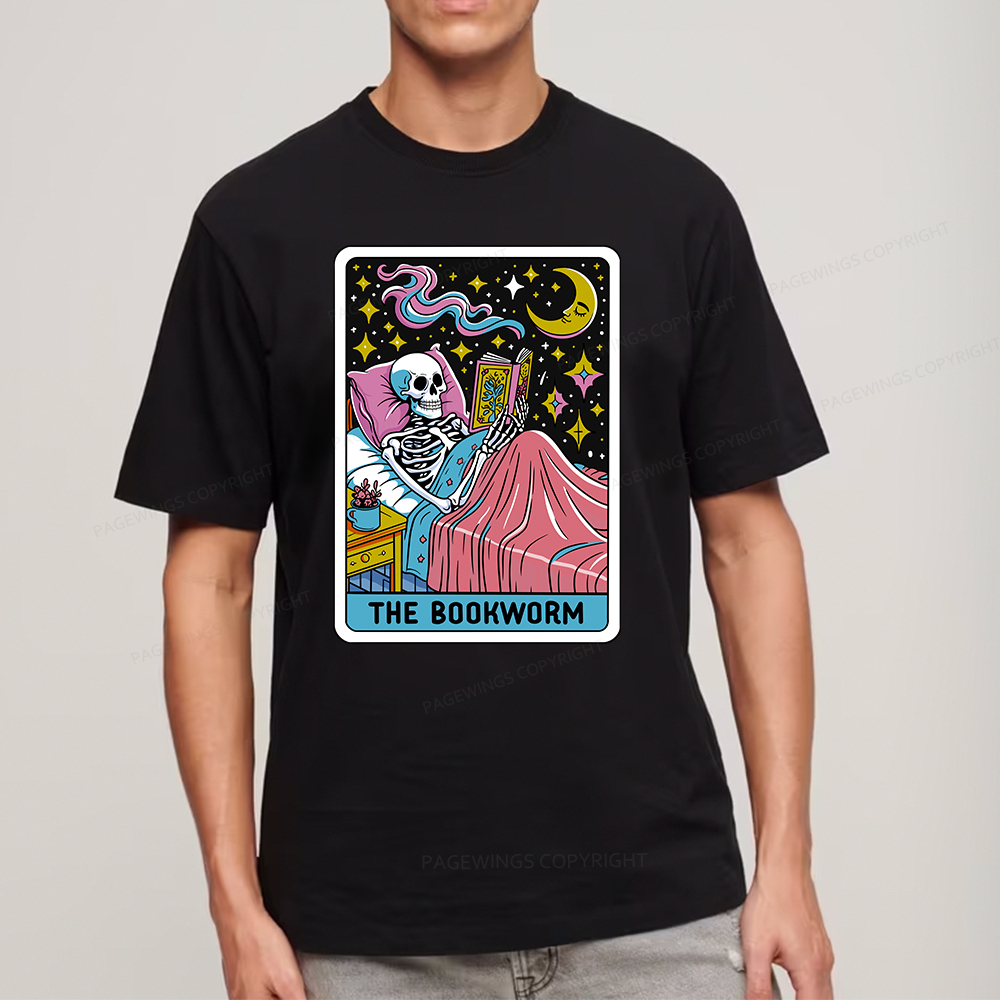 Pagewings The Bookworm Tarot Card Unisex Classic T-shirt