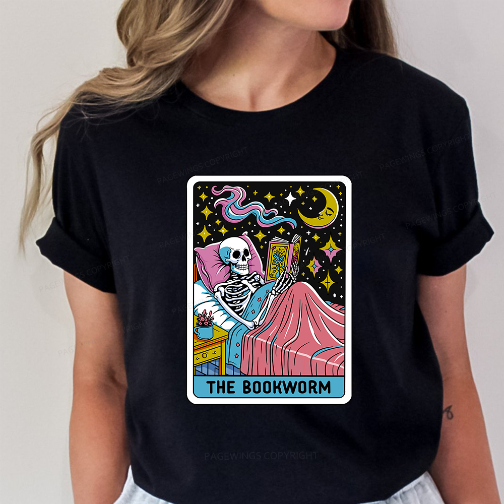 Pagewings The Bookworm Tarot Card Unisex Classic T-shirt