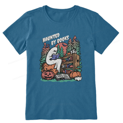 Pagewings Ghost Reading Book Halloween Unisex Classic T-shirt