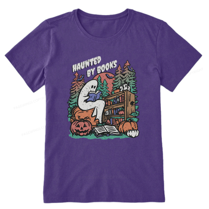 Pagewings Ghost Reading Book Halloween Unisex Classic T-shirt