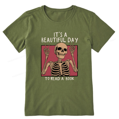 Pagewings It's A Beautiful Day To Read A Book Unisex Classic T-shirt