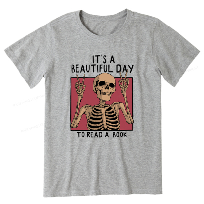 Pagewings It's A Beautiful Day To Read A Book Unisex Classic T-shirt