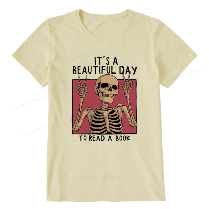 Pagewings It's A Beautiful Day To Read A Book Unisex Classic T-shirt