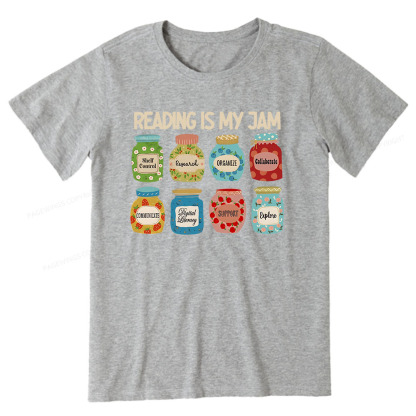 Pagewings Reading is My Jam Bookworm Unisex Classic T-shirt