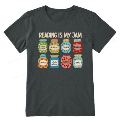 Pagewings Reading is My Jam Bookworm Unisex Classic T-shirt