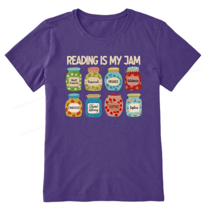 Pagewings Reading is My Jam Bookworm Unisex Classic T-shirt