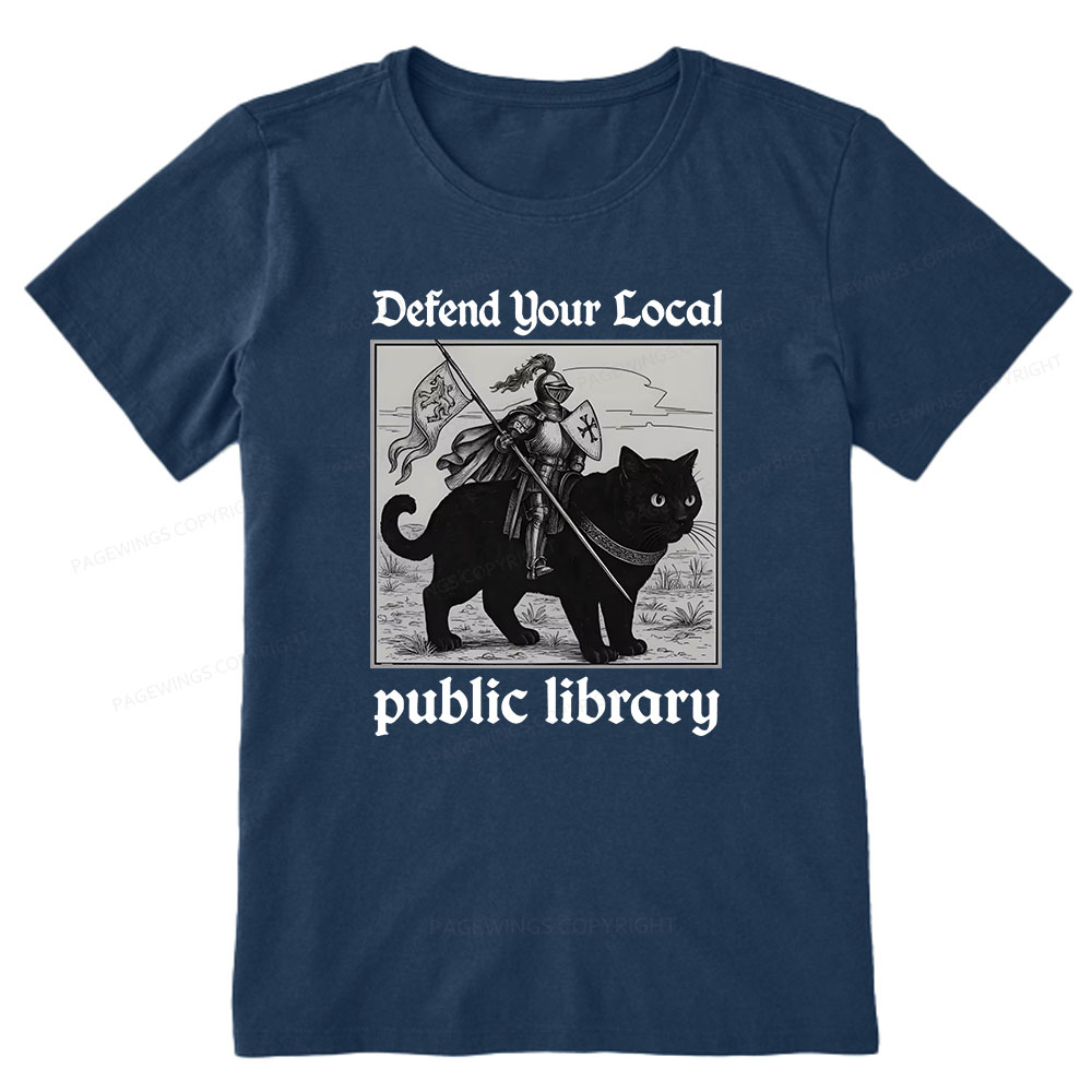 Pagewings Defend Your Local public library Unisex Classic T-shirt