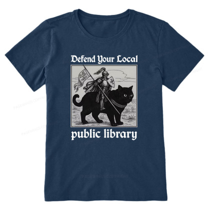 Pagewings Defend Your Local public library Unisex Classic T-shirt
