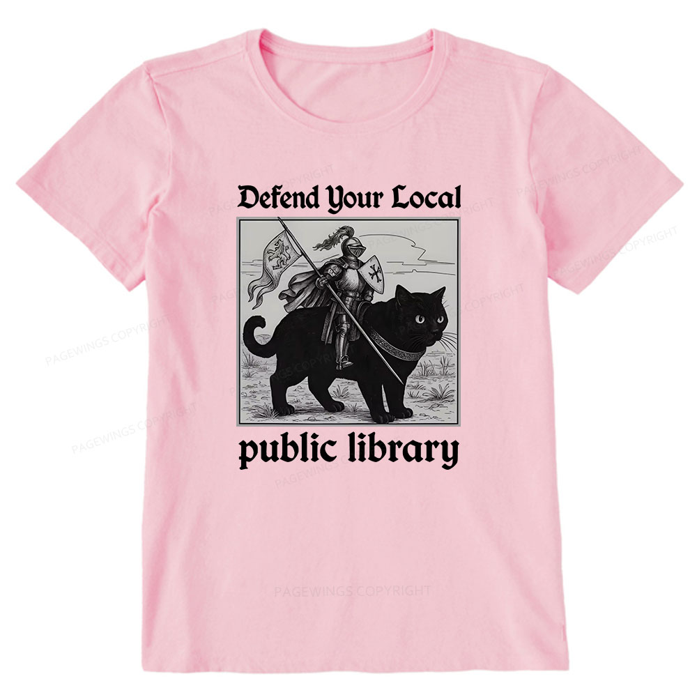 Pagewings Defend Your Local public library Unisex Classic T-shirt