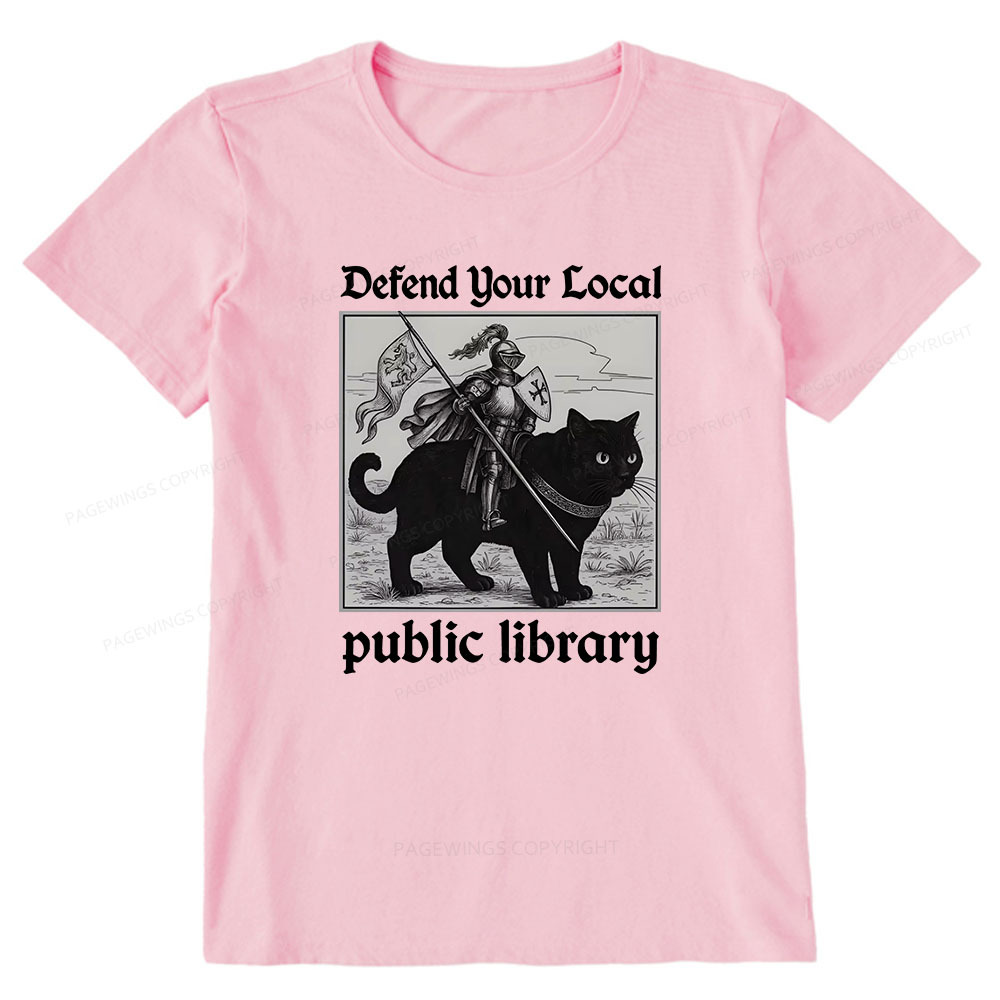 Pagewings Defend Your Local public library Unisex Classic T-shirt