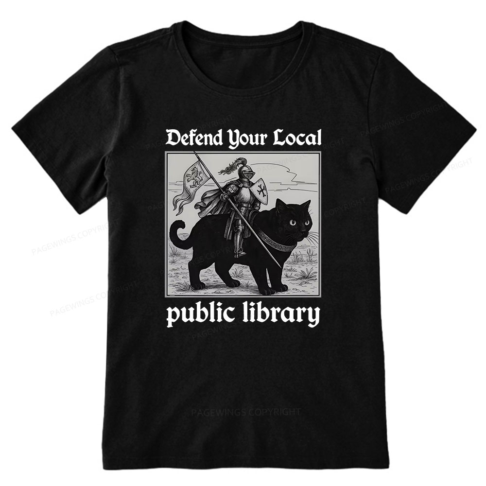Pagewings Defend Your Local public library Unisex Classic T-shirt