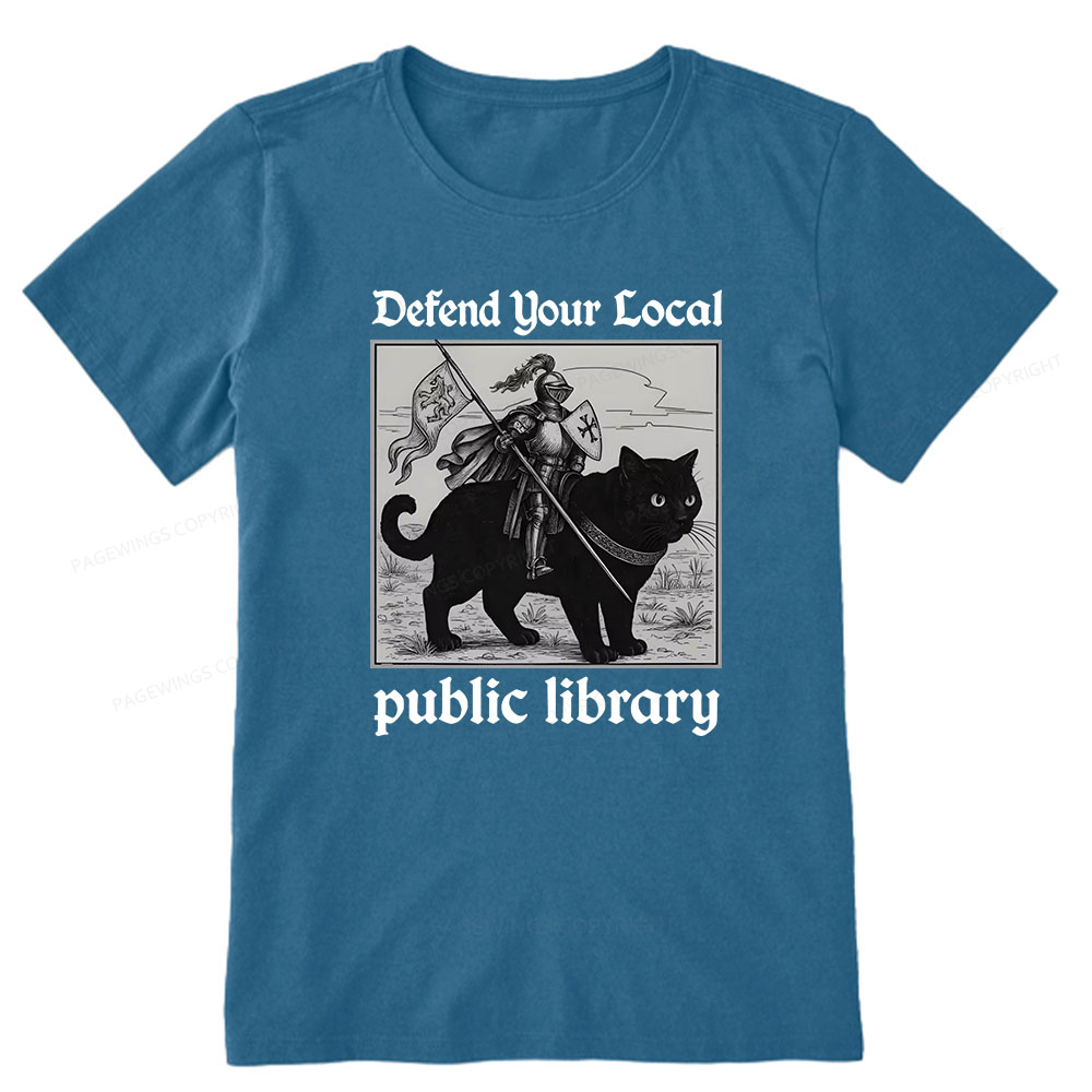 Pagewings Defend Your Local public library Unisex Classic T-shirt