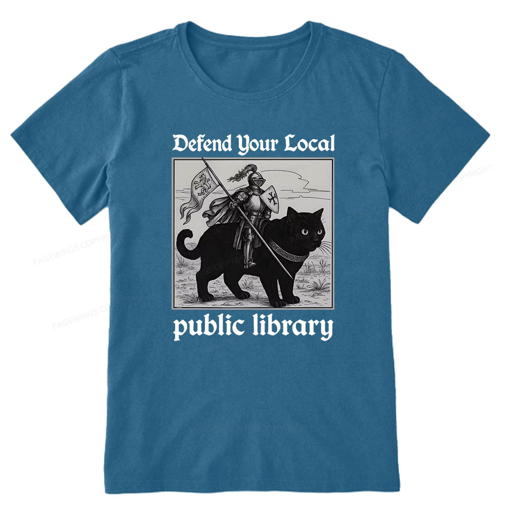 Pagewings Defend Your Local public library Unisex Classic T-shirt