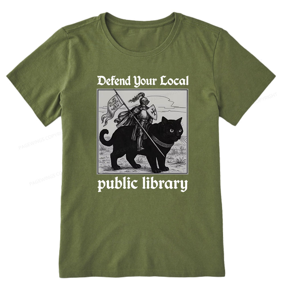 Pagewings Defend Your Local public library Unisex Classic T-shirt