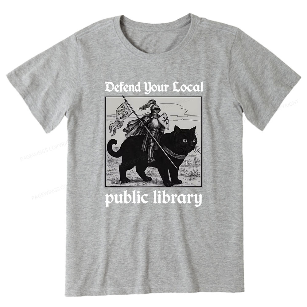 Pagewings Defend Your Local public library Unisex Classic T-shirt