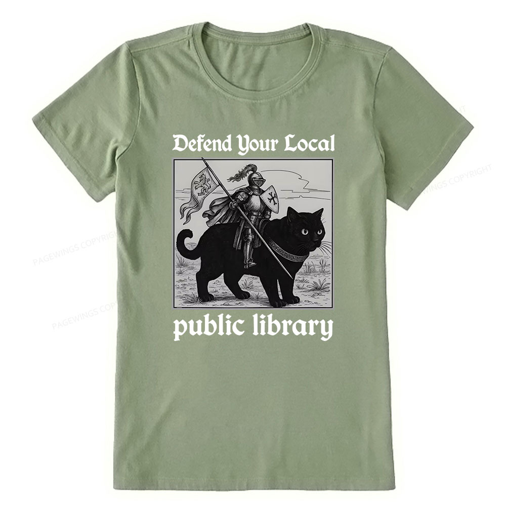 Pagewings Defend Your Local public library Unisex Classic T-shirt