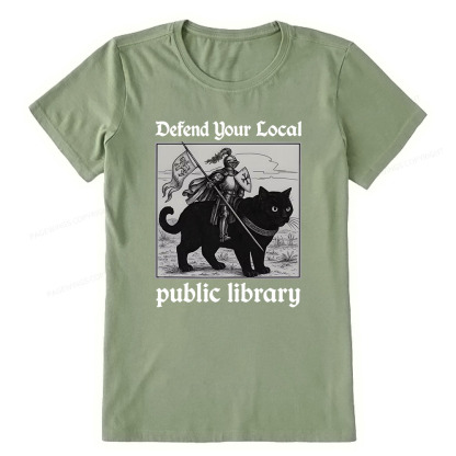 Pagewings Defend Your Local public library Unisex Classic T-shirt