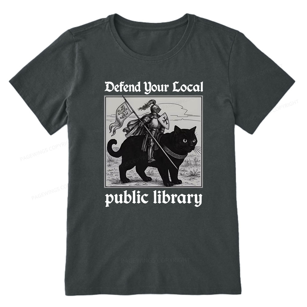 Pagewings Defend Your Local public library Unisex Classic T-shirt
