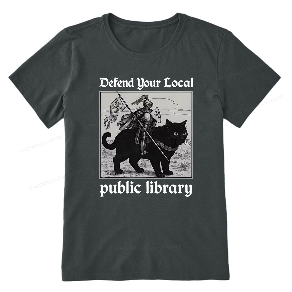 Pagewings Defend Your Local public library Unisex Classic T-shirt