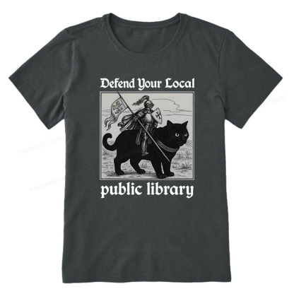 Pagewings Defend Your Local public library Unisex Classic T-shirt