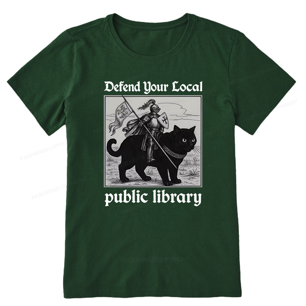 Pagewings Defend Your Local public library Unisex Classic T-shirt