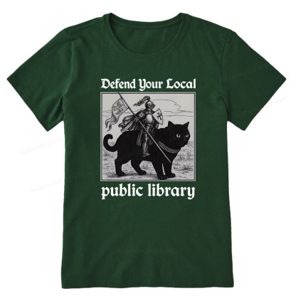 Pagewings Defend Your Local public library Unisex Classic T-shirt