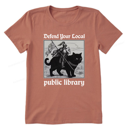 Pagewings Defend Your Local public library Unisex Classic T-shirt