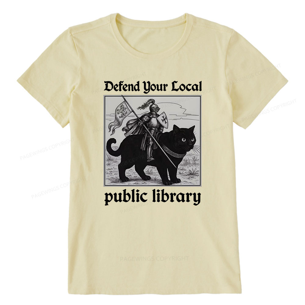 Pagewings Defend Your Local public library Unisex Classic T-shirt