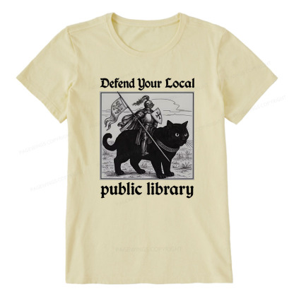 Pagewings Defend Your Local public library Unisex Classic T-shirt