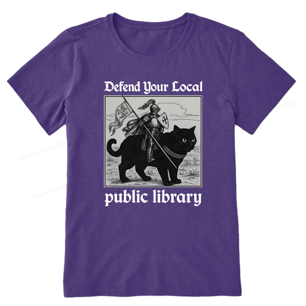 Pagewings Defend Your Local public library Unisex Classic T-shirt
