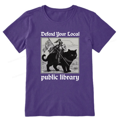 Pagewings Defend Your Local public library Unisex Classic T-shirt