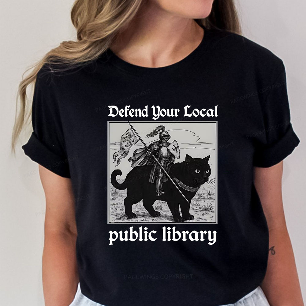 Pagewings Defend Your Local public library Unisex Classic T-shirt