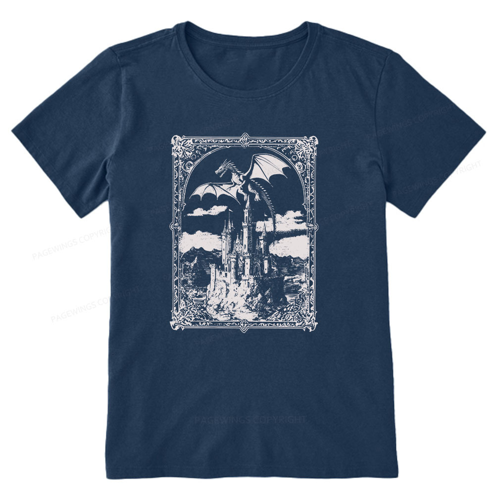 Pagewings Vintage Dragon Unisex Classic T-shirt
