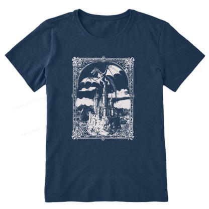 Pagewings Vintage Dragon Unisex Classic T-shirt