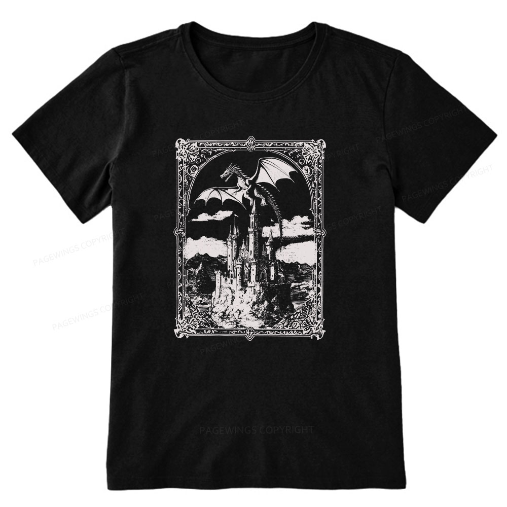 Pagewings Vintage Dragon Unisex Classic T-shirt