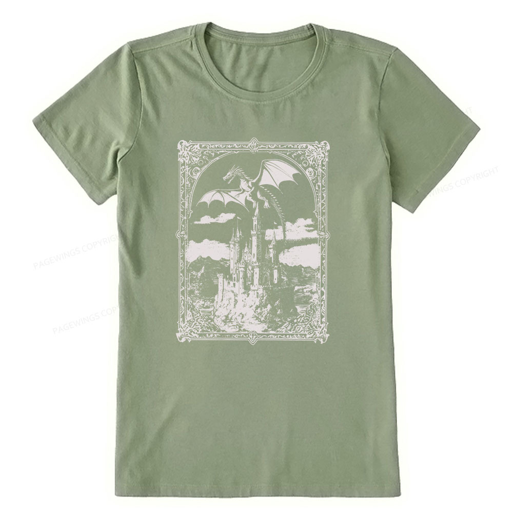 Pagewings Vintage Dragon Unisex Classic T-shirt