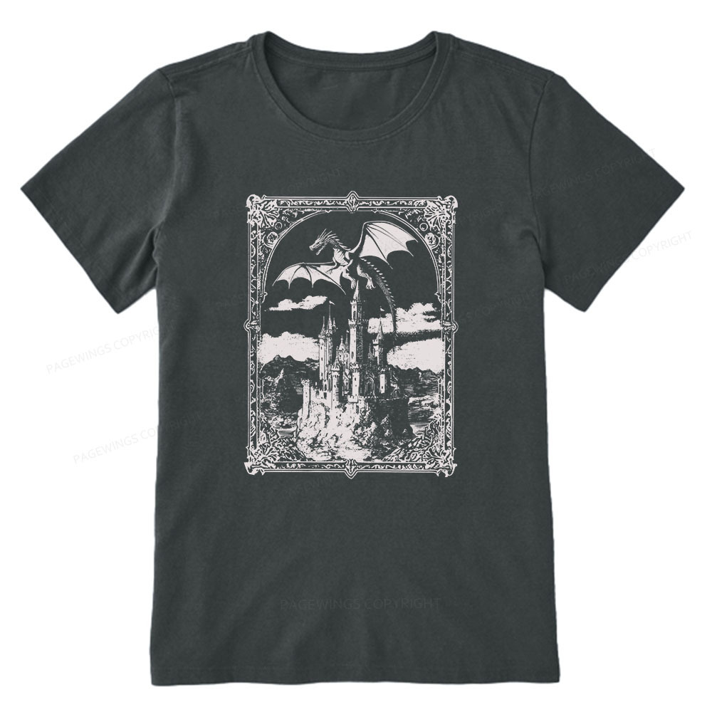 Pagewings Vintage Dragon Unisex Classic T-shirt