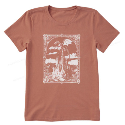 Pagewings Vintage Dragon Unisex Classic T-shirt