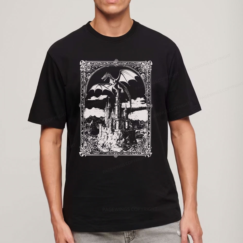 Pagewings Vintage Dragon Unisex Classic T-shirt
