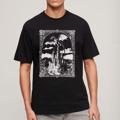 Pagewings Vintage Dragon Unisex Classic T-shirt