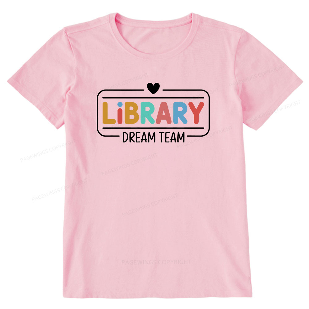 Pagewings Library Dream Team Unisex Classic T-shirt