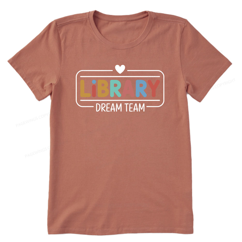 Pagewings Library Dream Team Unisex Classic T-shirt